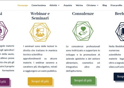 Sito web Accademia di Apiterapia