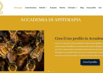 Sito web Accademia di Apiterapia