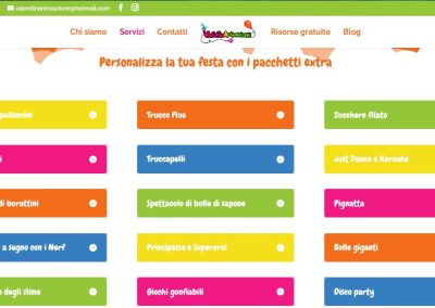 Sito web ValentinAnimazione